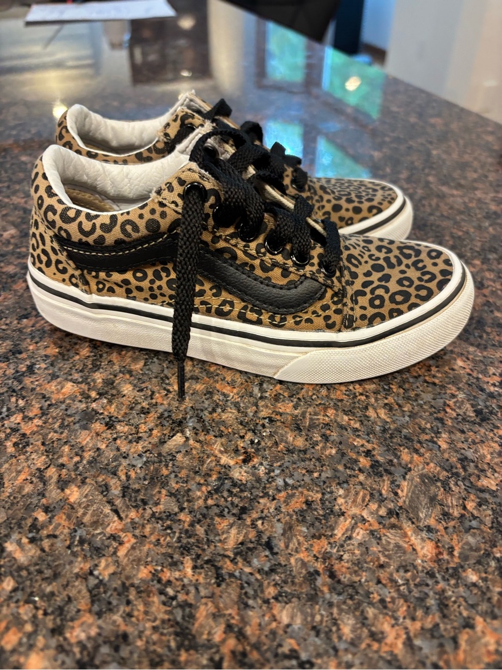 Vans Kids Leopard Sneakers 13C